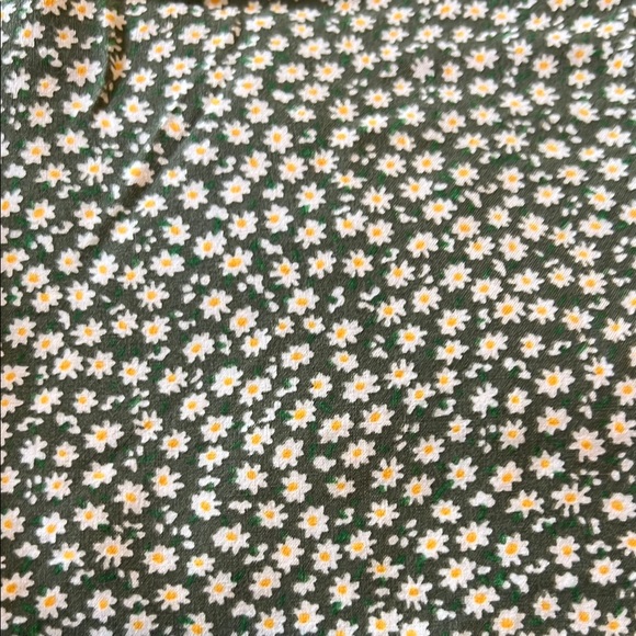 Green floral mini skirt - Picture 5 of 5